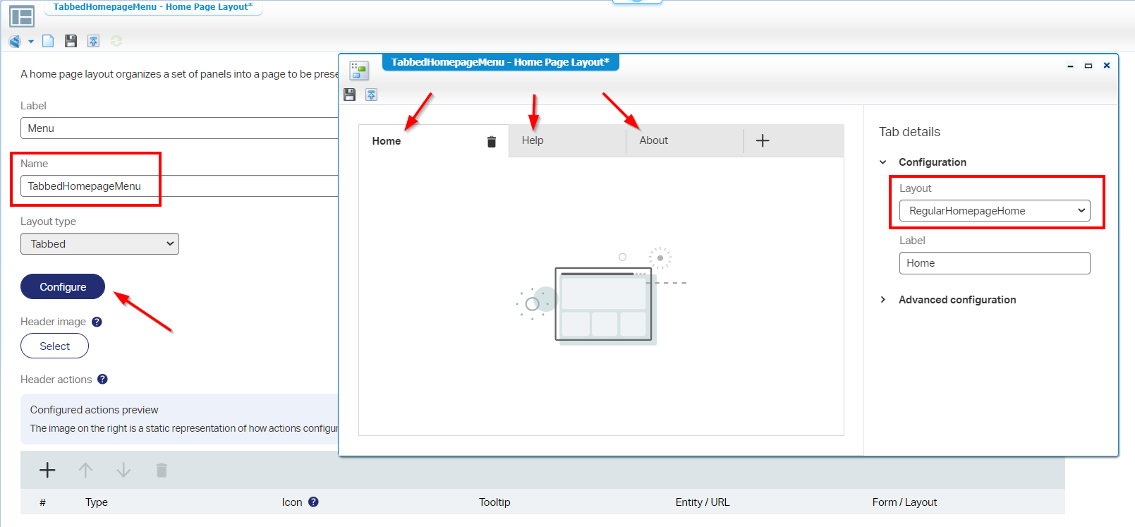 Load a homepage into a homepage | AppWorks Tips